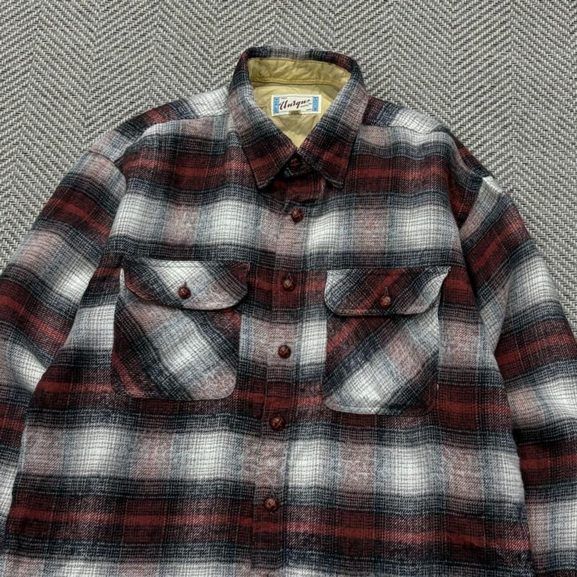 World Trade Mark 옴브레 체크 셔츠 v2734 상품이미지3