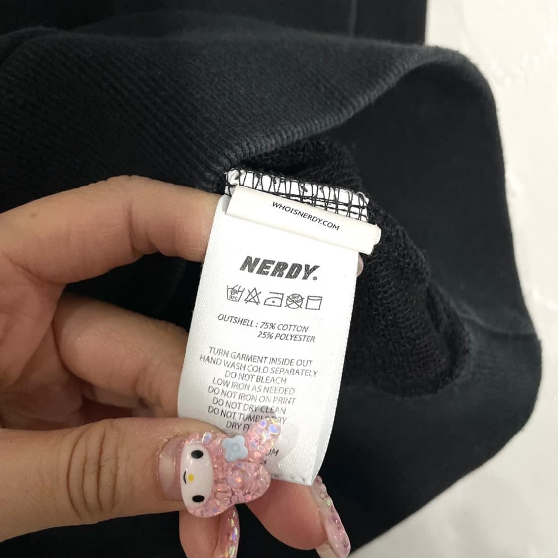 널디 센터로고 후드티 상품이미지5