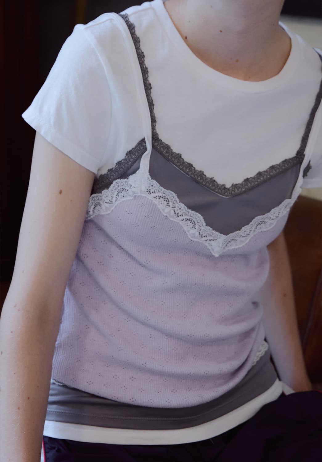 스탠드얼론 빈티지 레이어드 티셔츠 상품이미지4