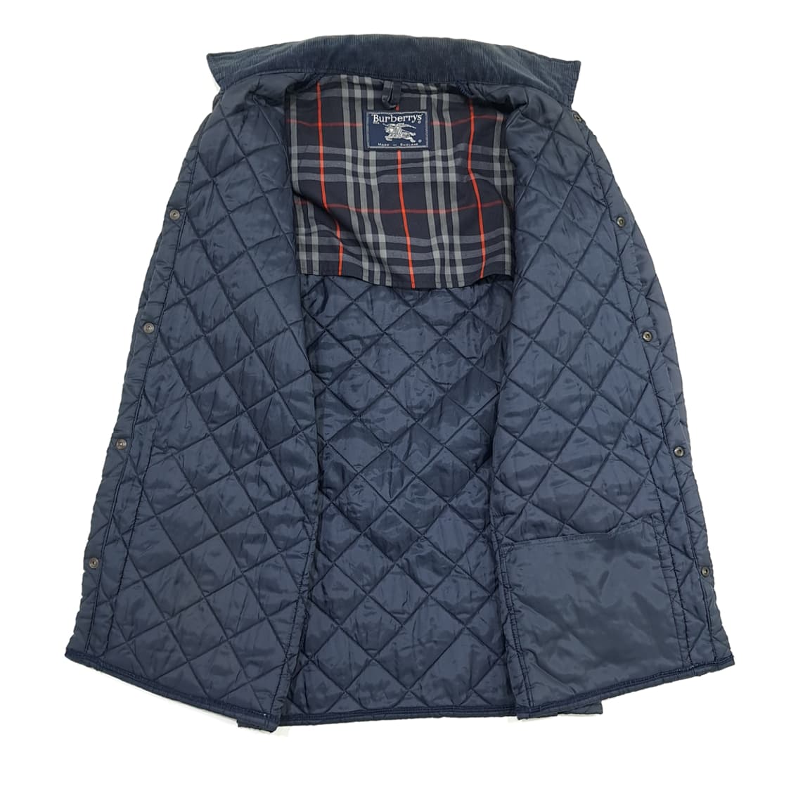 CN735W L 버버리 네이비 퀄팅 자켓 점퍼 상품이미지4