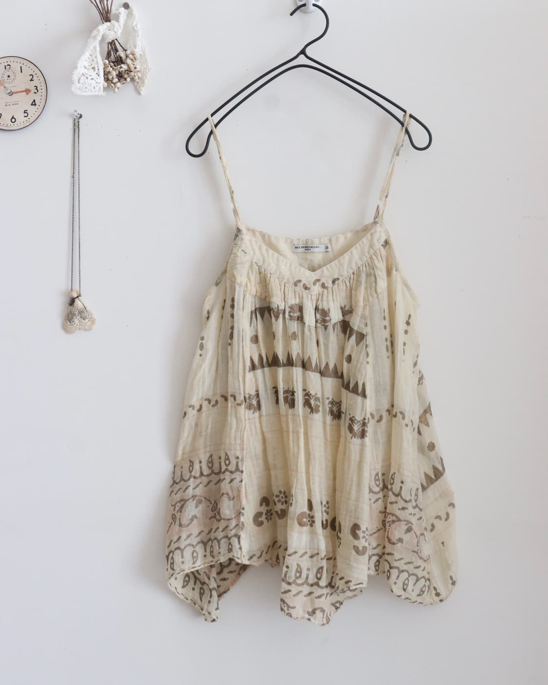 [Mes Demoiselles] Ethnic Camisole Top 상품이미지7