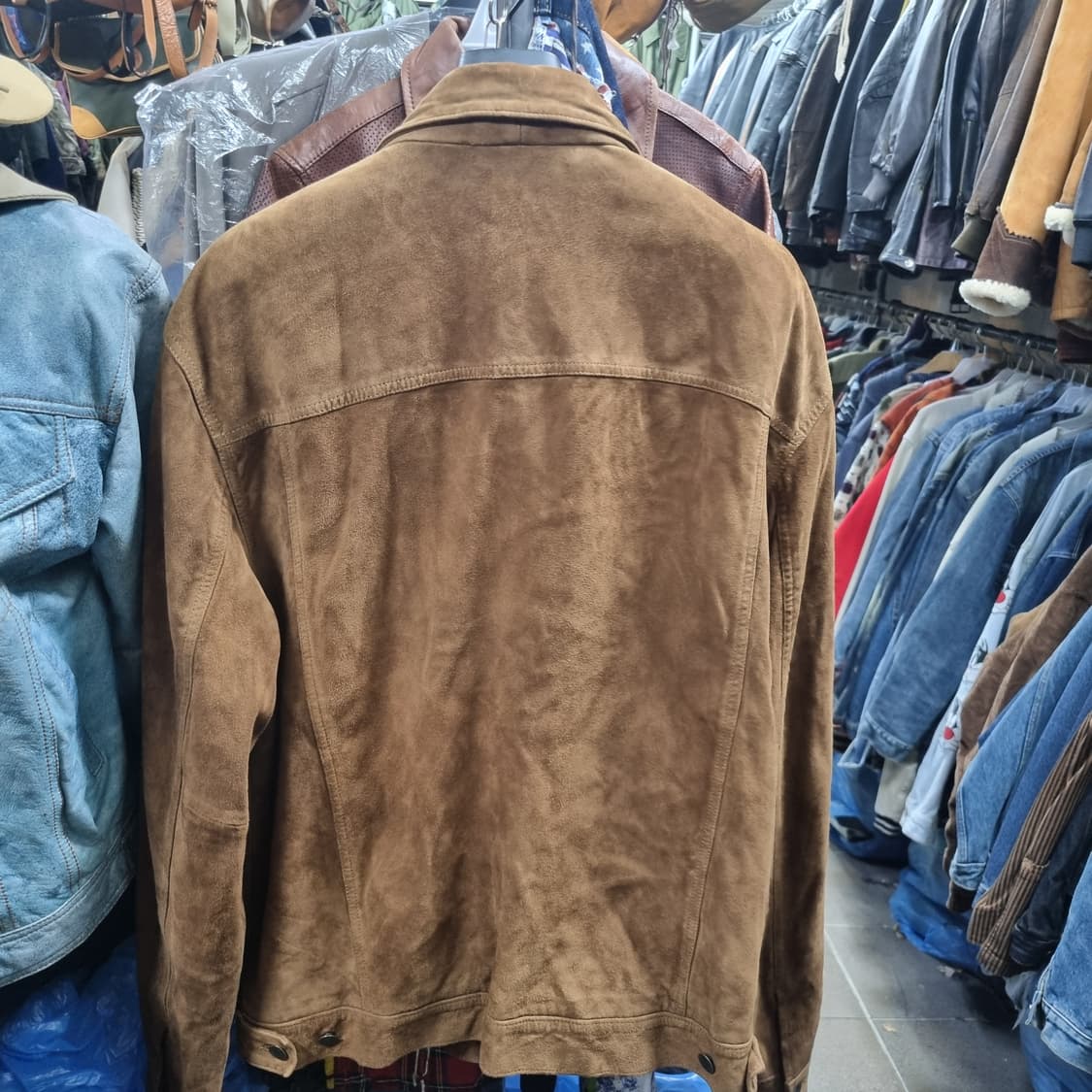 폴로 랄프로렌 스웨이드 자켓 브라운 염소가죽 상품이미지2