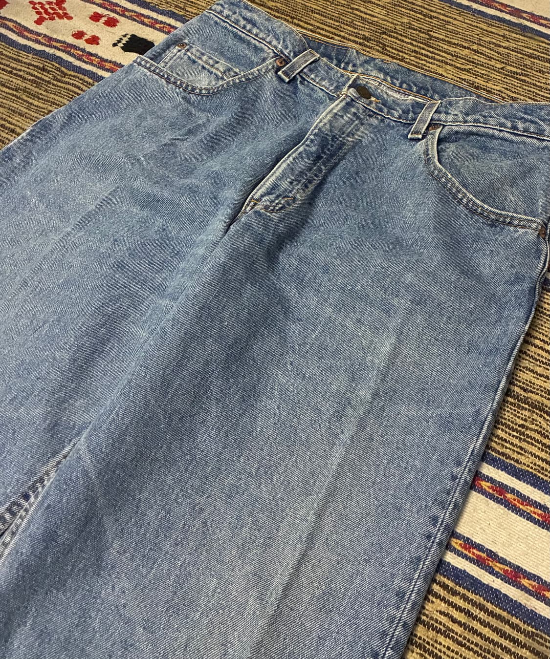 (32~33)90s USA 빈티지 리바이스 560 중청 데님 테이퍼드 상품이미지2