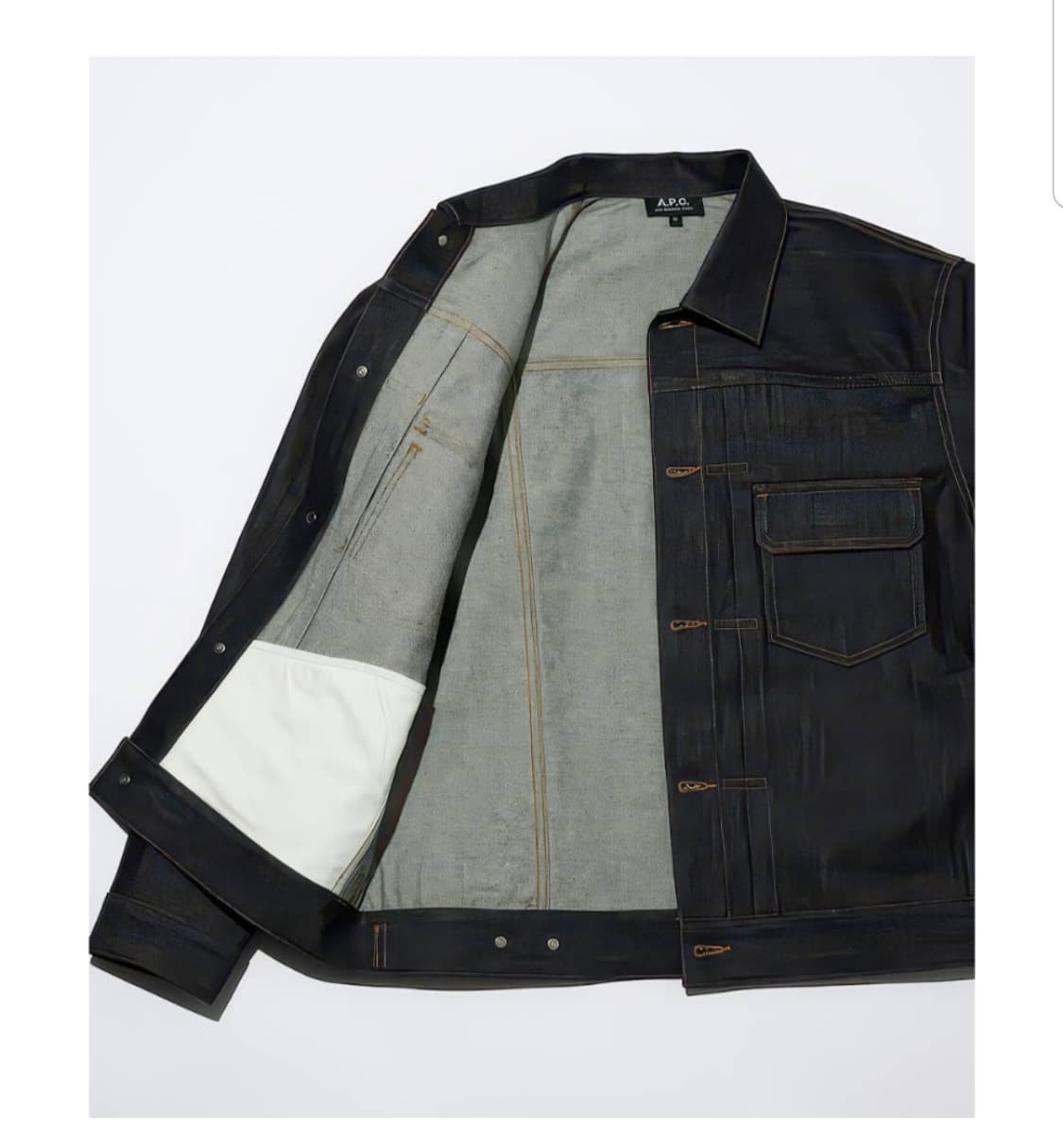 아페쎄 APC VESTE PLUS FM × 프릭스토어 별주 데님 자켓 상품이미지10