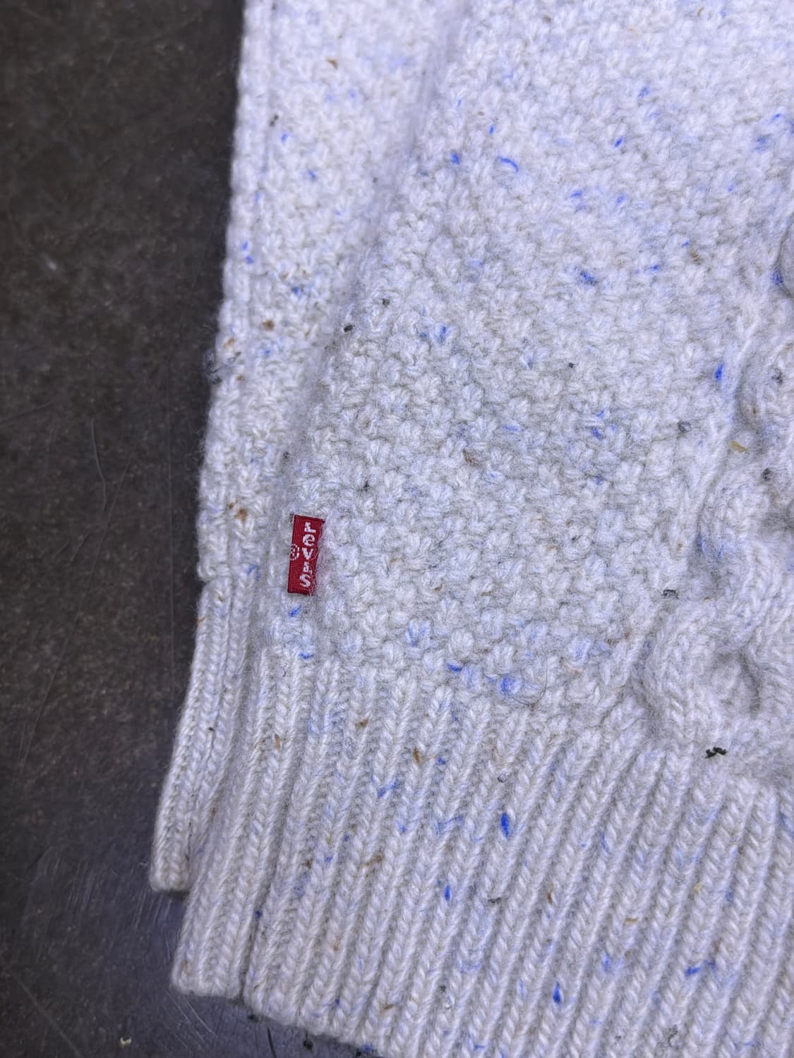 리바이스 헤비울 케이블 니트 스웨터 M 상품이미지6