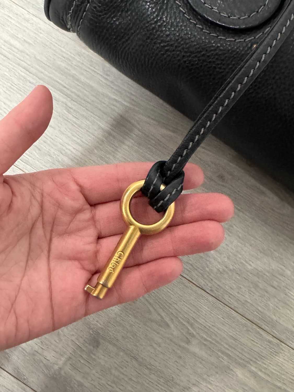 끌로에 패딩턴 백 빈티지블랙 상태A 상품이미지10