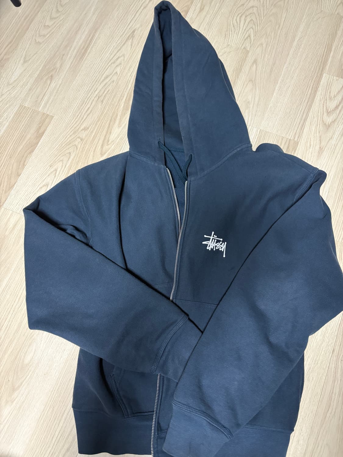 스투시 후드집업 네이비 2024, 2025 상품이미지1