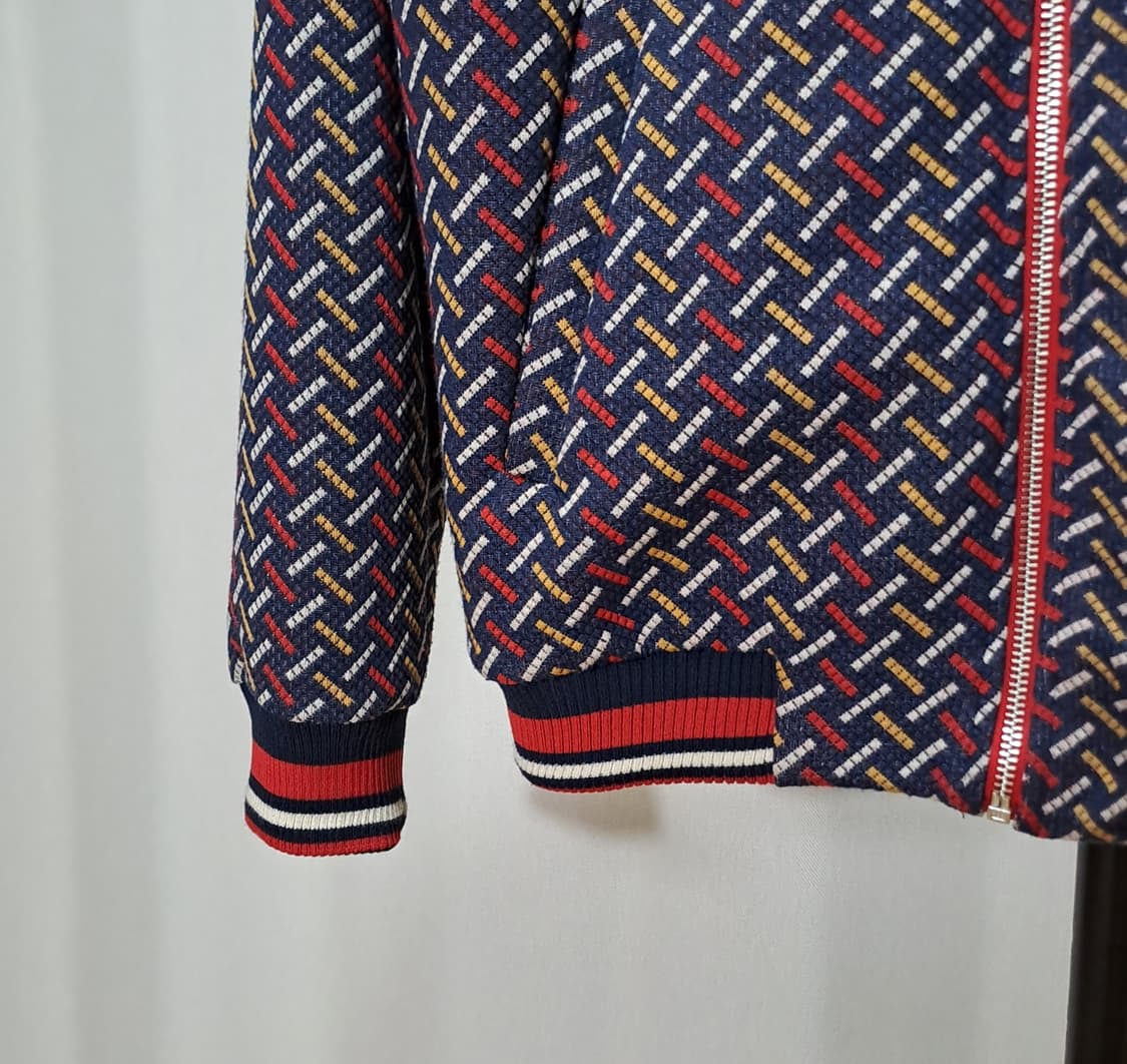 (택포) 자라 직조 디자인 패치 블루종 L B21 상품이미지4