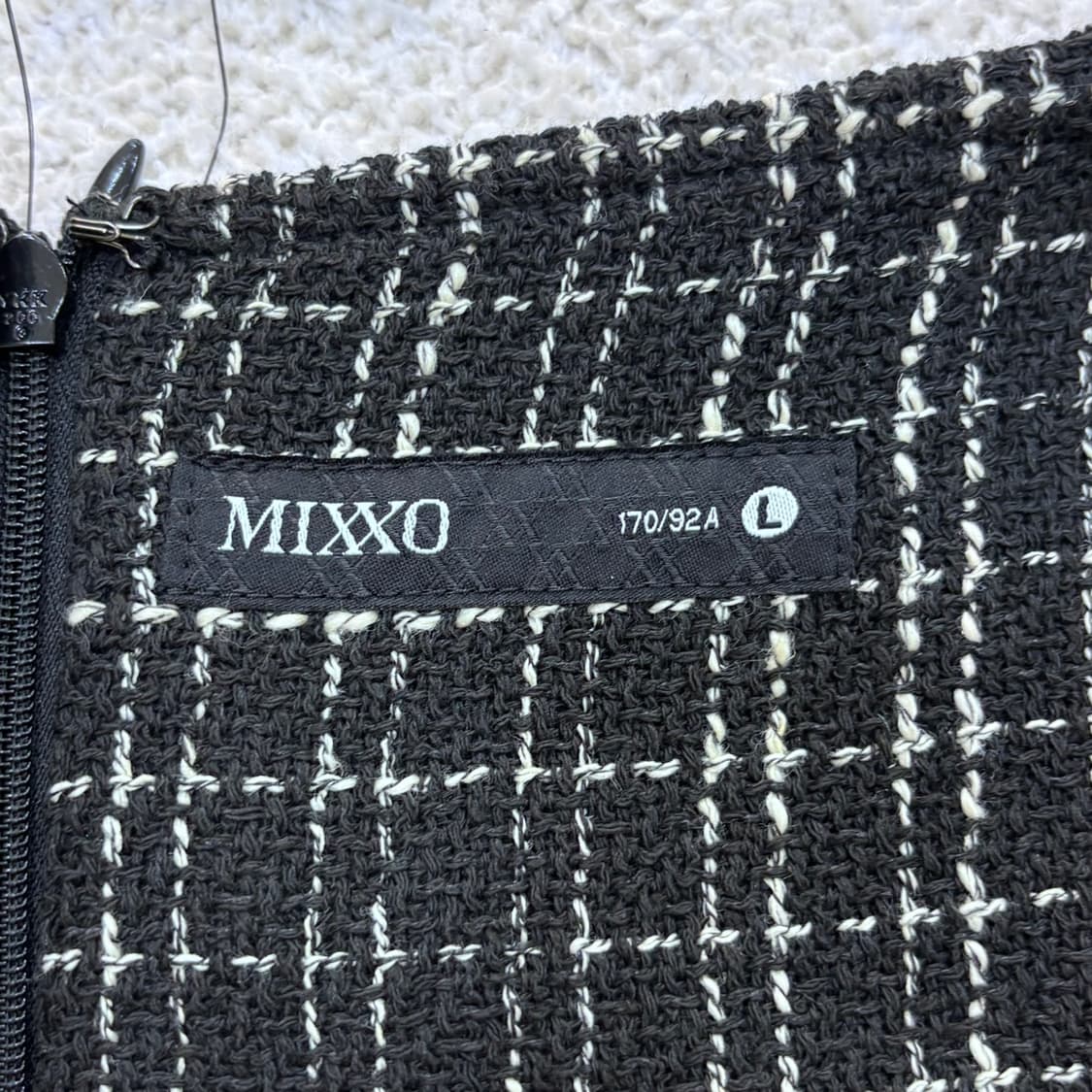 L 새상품 미쏘 트위드 뷔스티에 원피스 0424E 상품이미지3