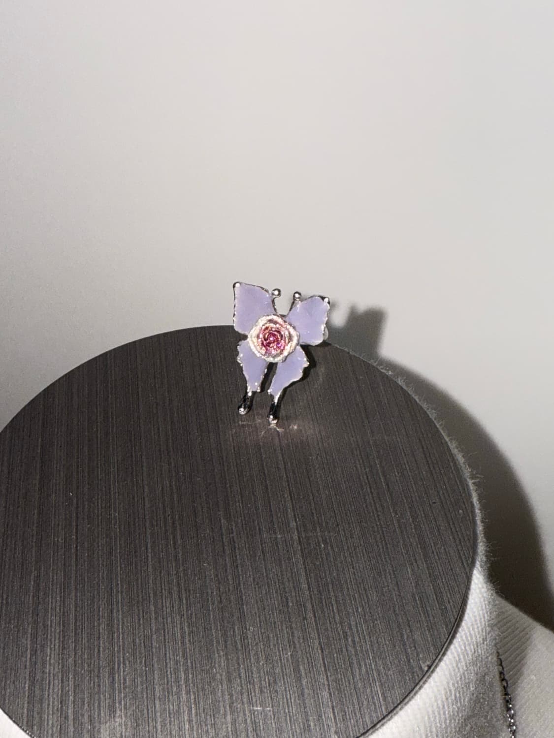 영국런던 연보라 나비 반지 상품이미지2