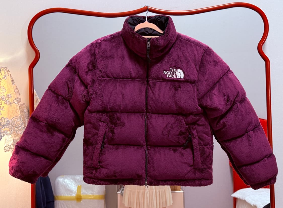 노스페이스 벨루어 눕시 벨벳 숏패딩 여성용 95(M) 상품이미지1