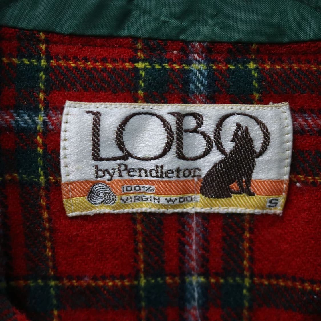 70'S 펜들턴 체크 울 셔츠 60328 상품이미지10