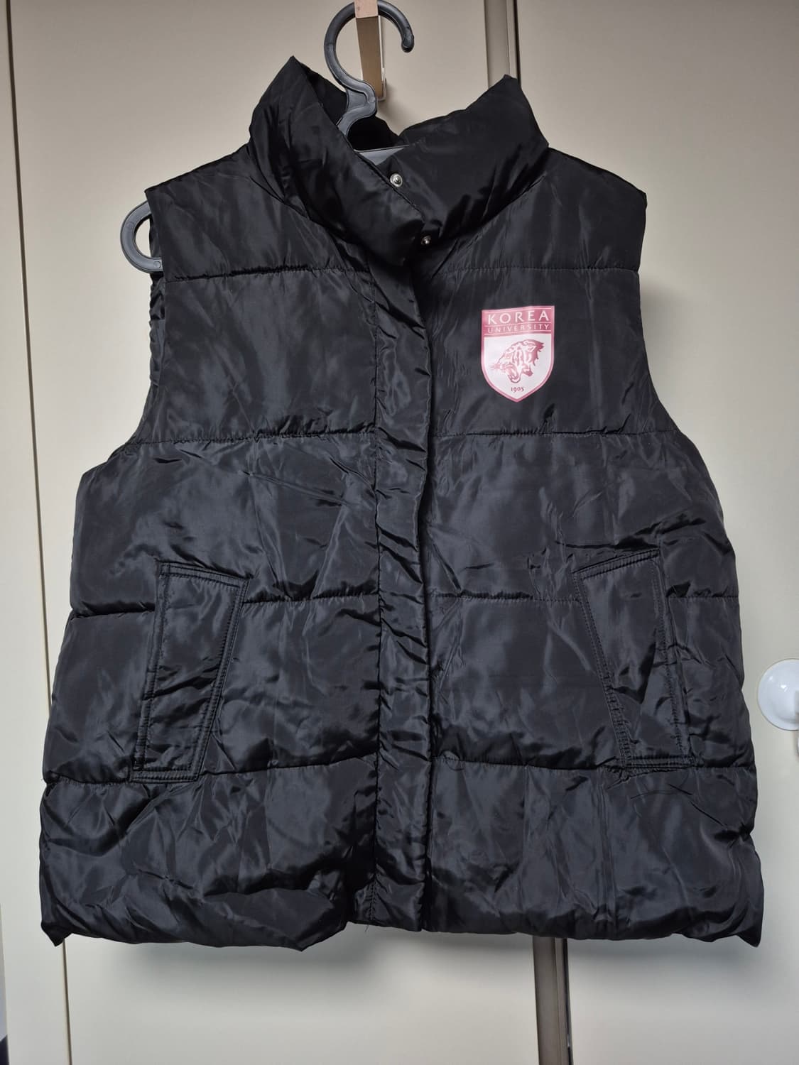 고려대 남성패딩조끼 95사이즈 팝니다  상품이미지1