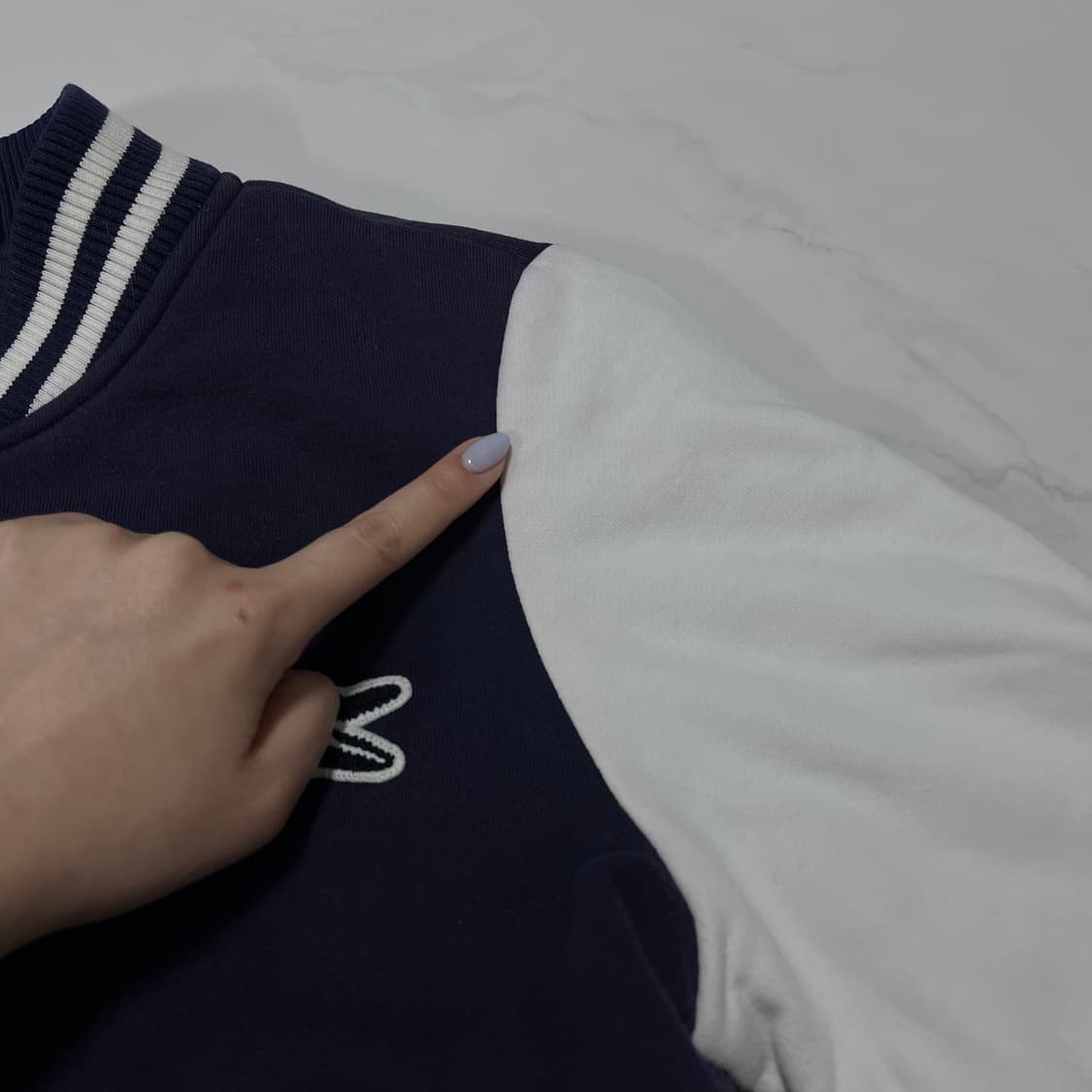 [정품] 라코스테 네이비 빅로고 자켓 [ 40 ] 상품이미지8