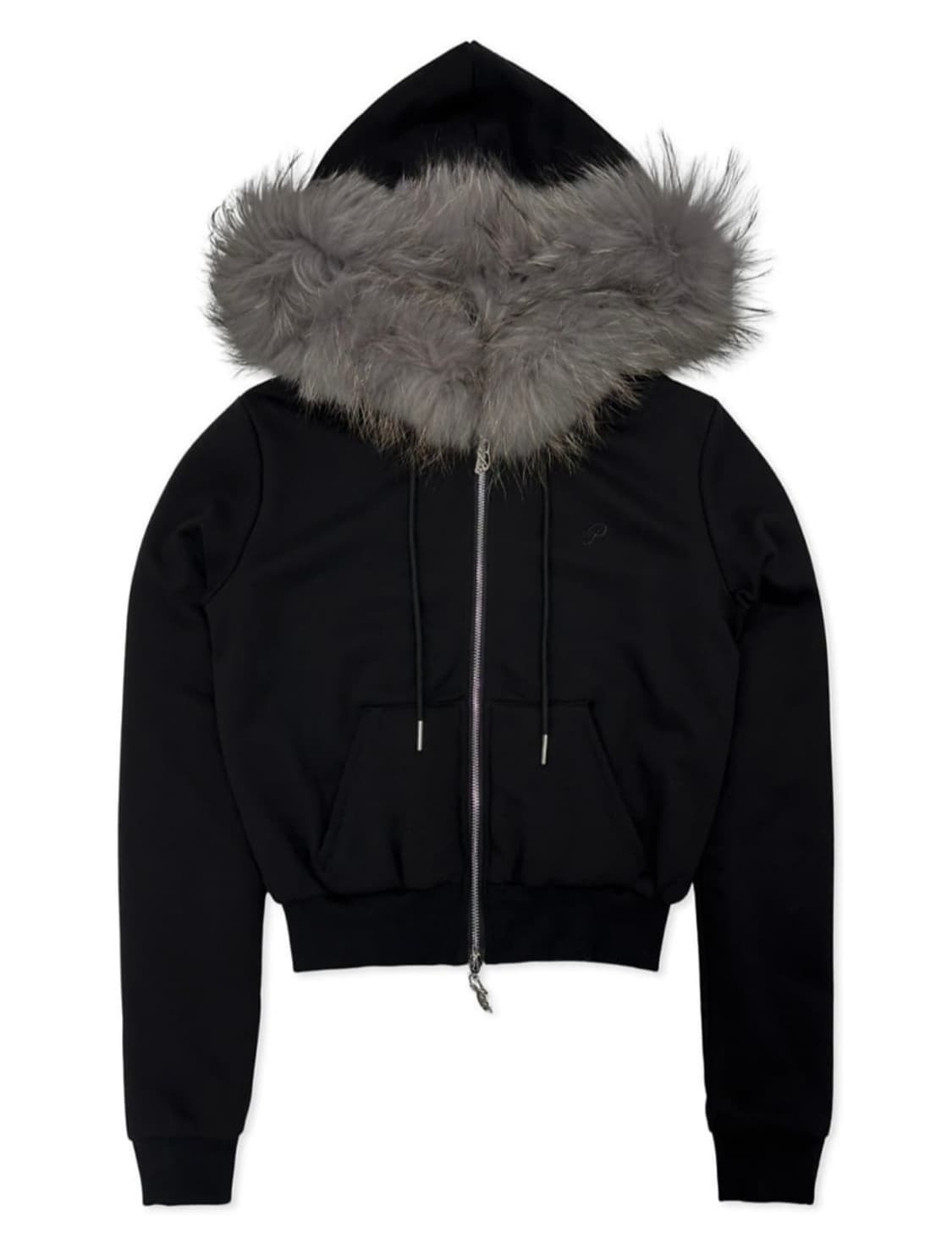 Pale jade hooded zip-up 상품이미지1