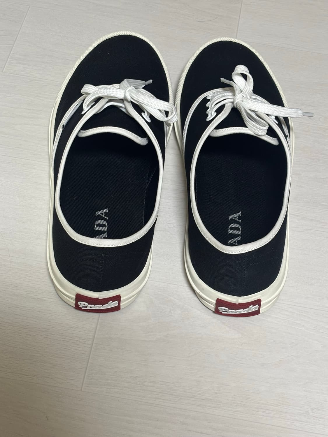 Prada 26ss drill fabric sneakers 상품이미지5