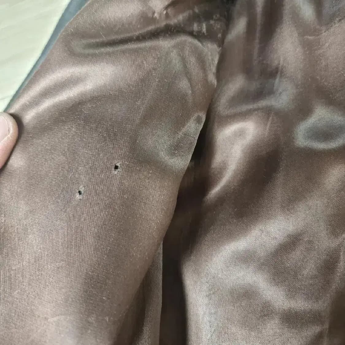 미군군납 a-2 빈티지 가죽 자켓(100) 상품이미지4