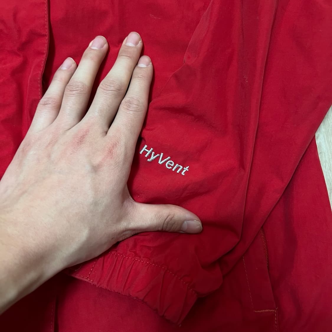 노스페이스 여성 하이벤트 후드 바람막이 자켓 L/90  상품이미지4