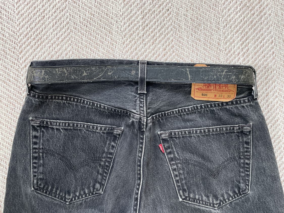 버버리 텍스처 레더 오토락 버클 벨트 상품이미지3