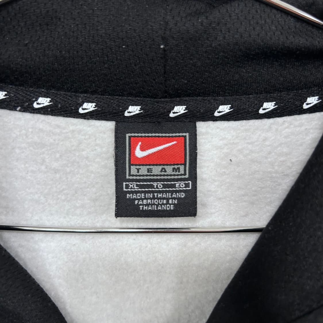 나이키 팀 스우시 슬리브포켓 오버핏 기모 후드티 상품이미지3