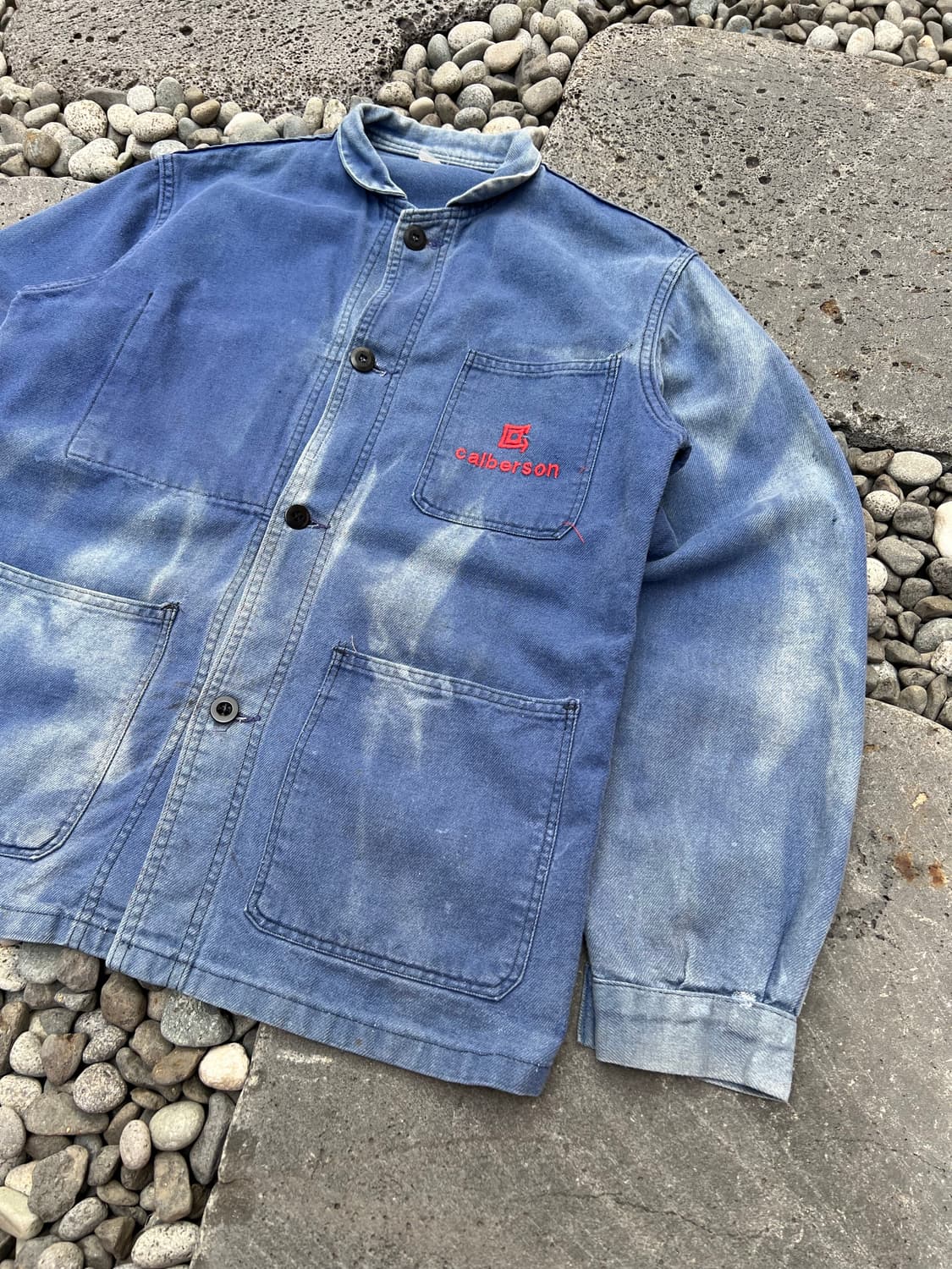 HARD WASHING SUN FADED OLD 프렌치워크자켓 상품이미지4