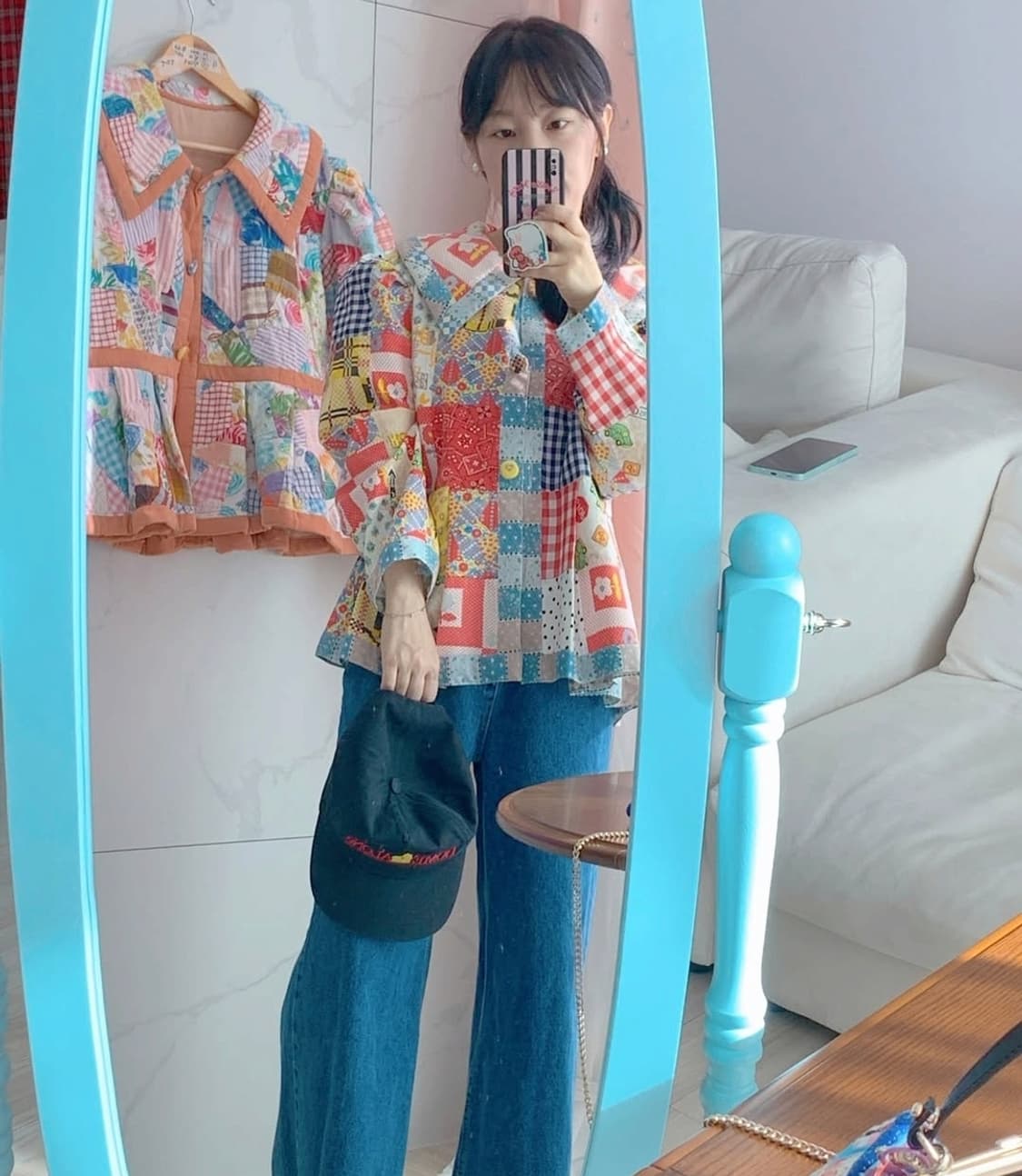 빈티지 퀼트 이불 자켓 리워크 리메이크 상품이미지1