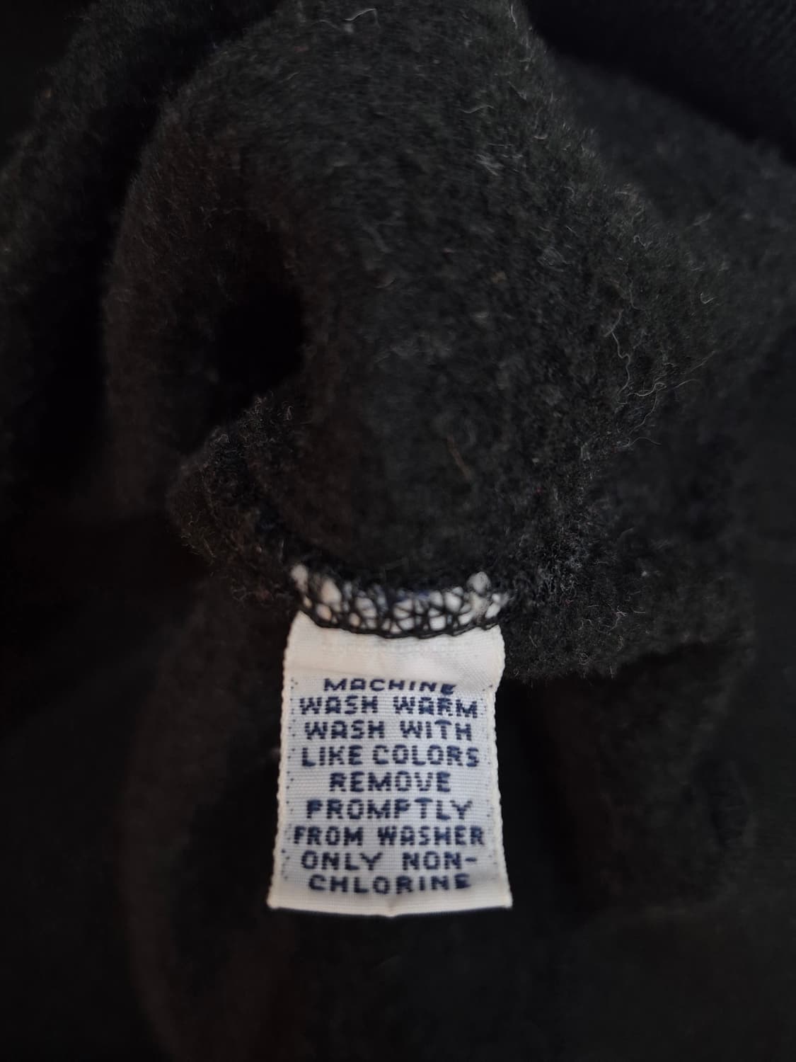 폴로랄프로렌 체크 패턴 패널이 있는 블랙 맨투맨 남성 95~100사이즈 상품이미지5