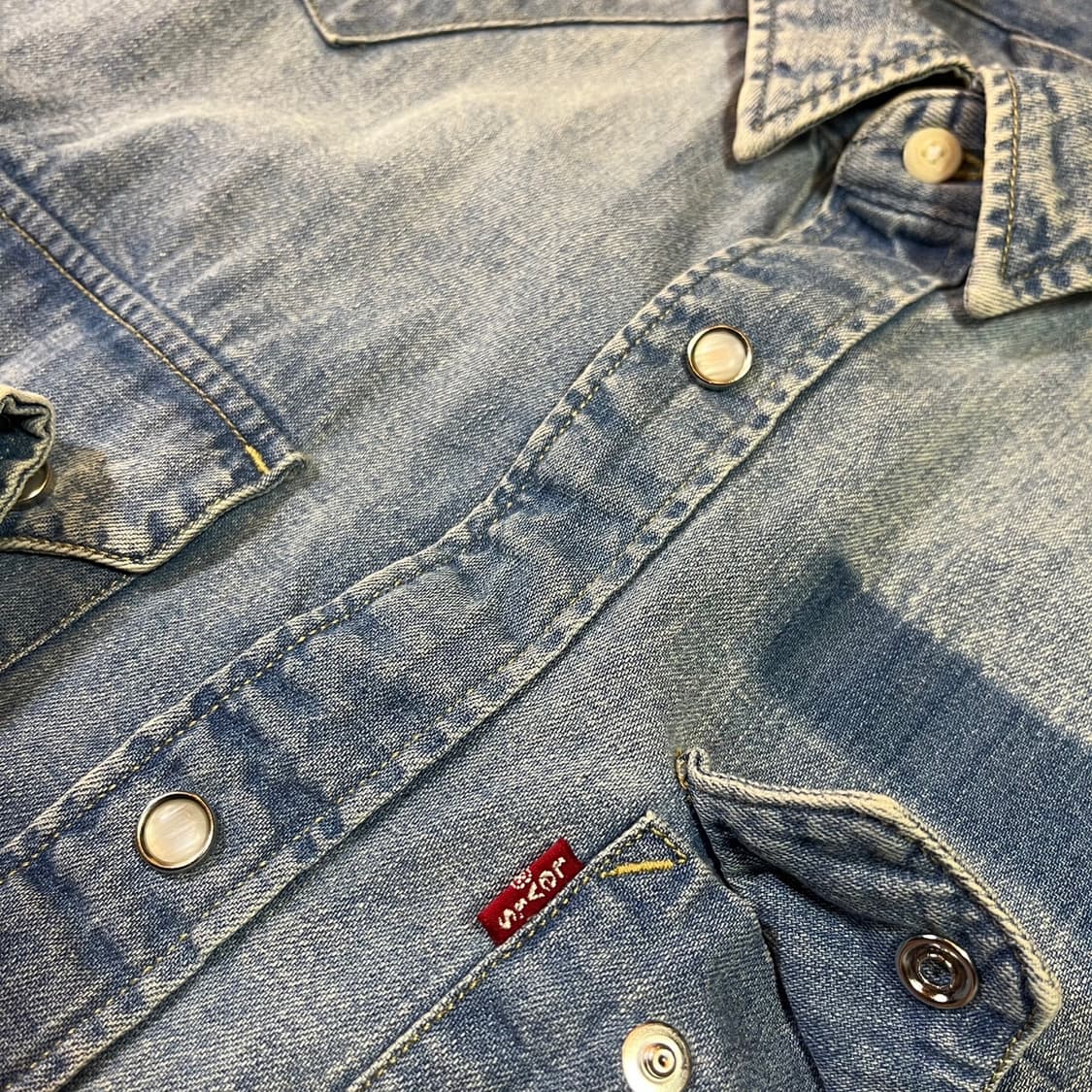 리바이스 웨스턴 데님 셔츠 상품이미지3
