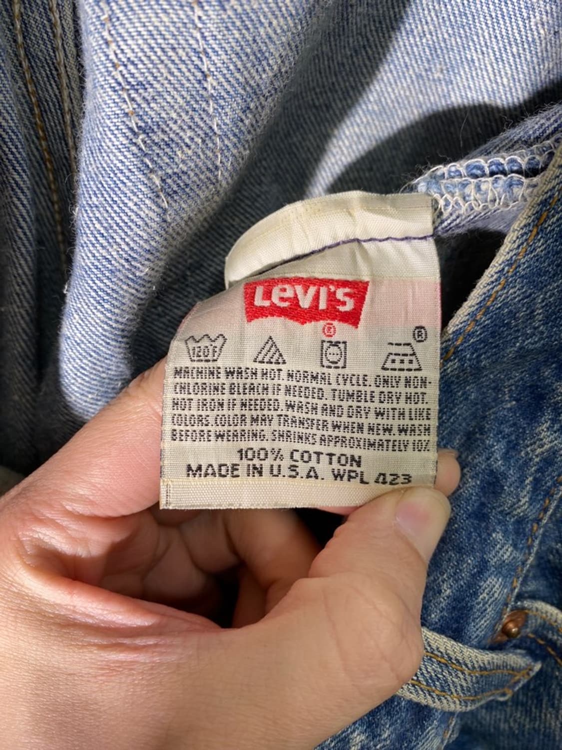 리바이스501xx 90s usa made 데님 팬츠 상품이미지4