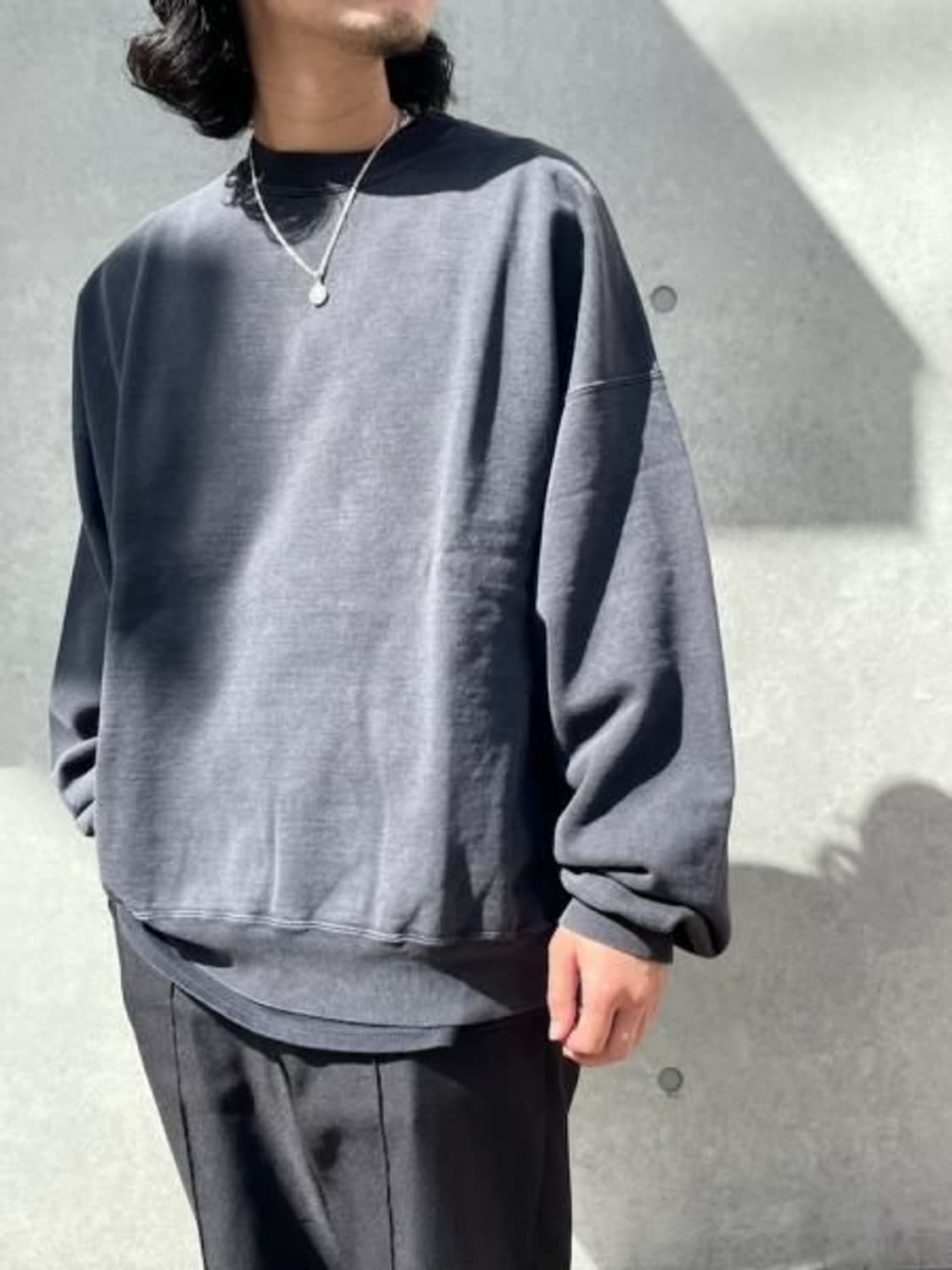 레미 릴리프 빈티지 가공 오버 스웻셔츠 상품이미지8