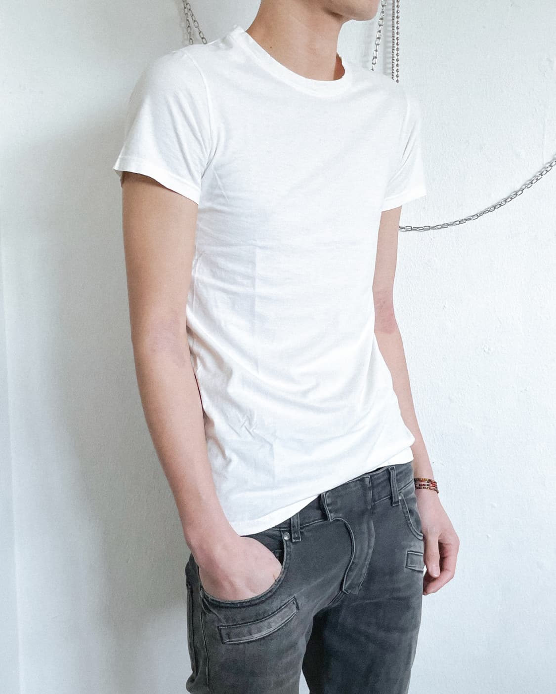 발망 11SS 디스트로이드 화이트 티 상품이미지1