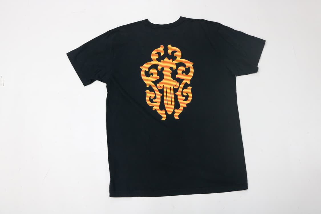 크롬하츠 대거 스트라이프 로고 포켓 반팔 티셔츠 블랙 (XL) 상품이미지3