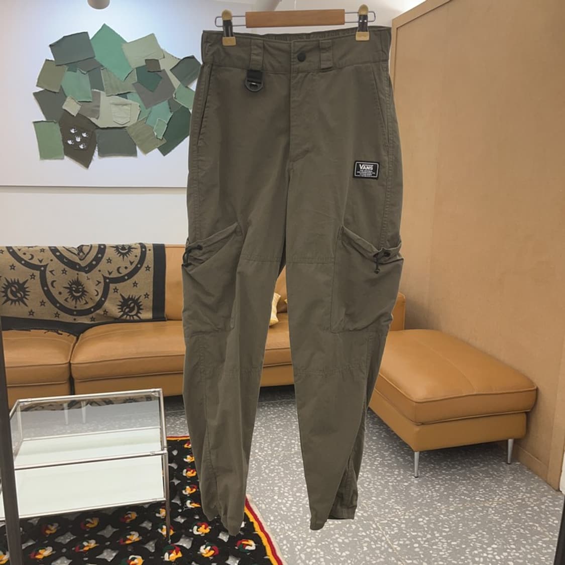 반스 올드스쿨 스트릿힙합 슬림핏 카고팬츠 S C08077 상품이미지3