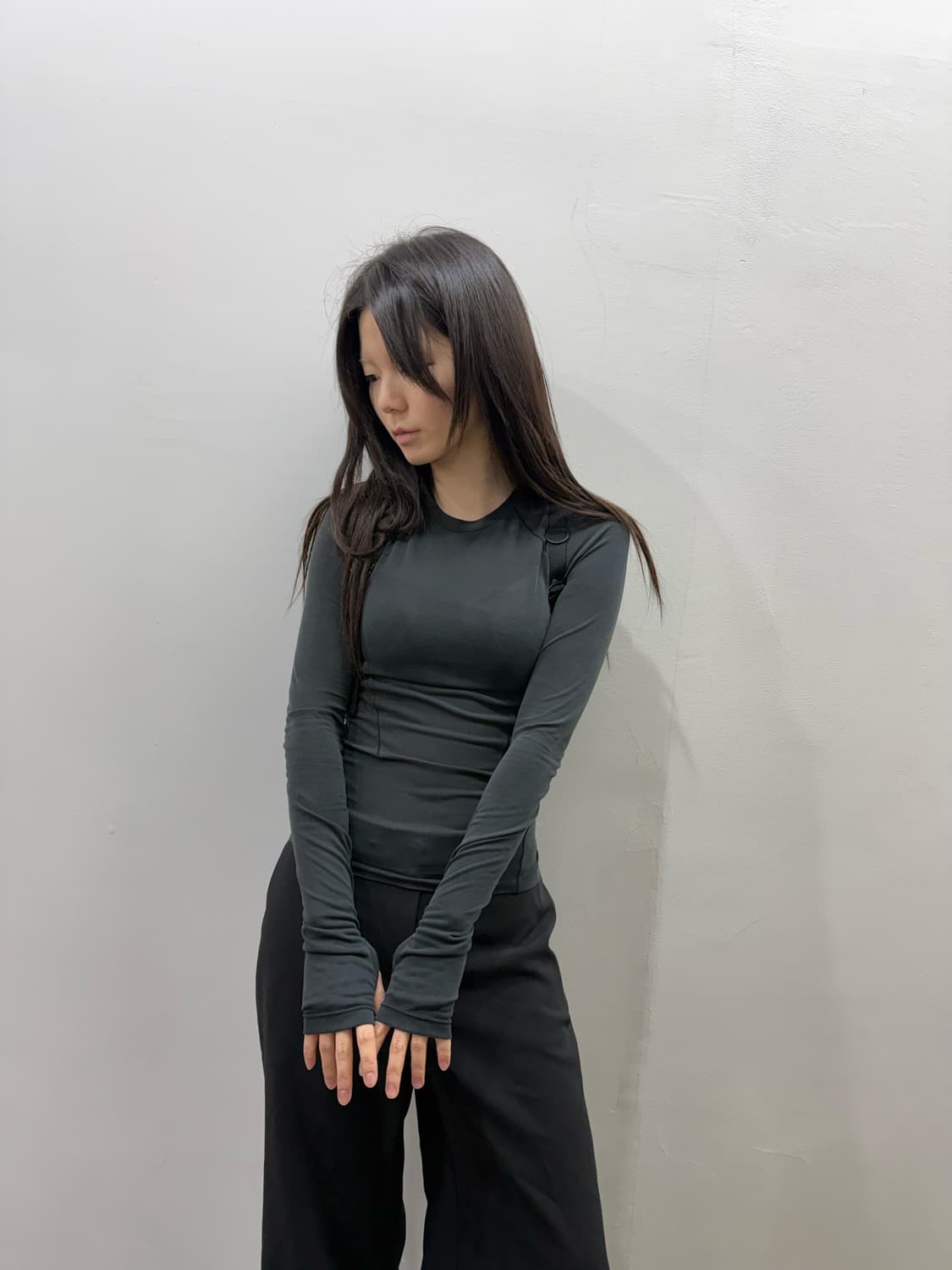 혜인서 fitted 포켓 백 롱 슬리브 상품이미지5