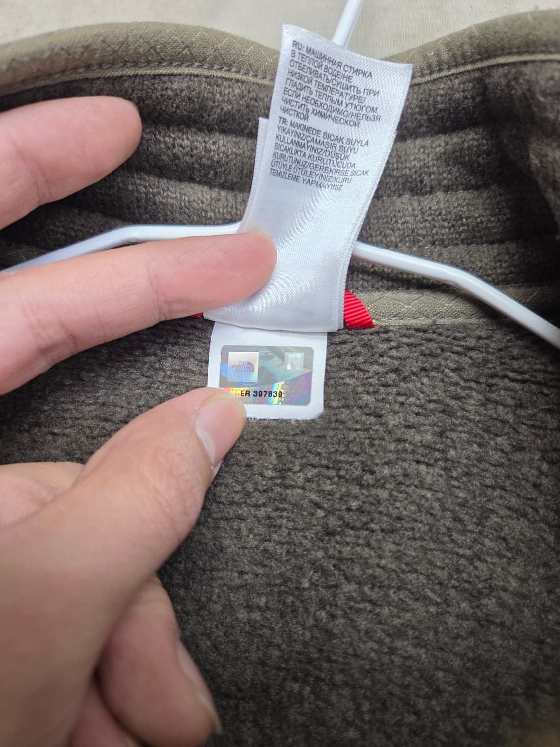 노스페이스 여성 브라운 기모 자켓 상품이미지4