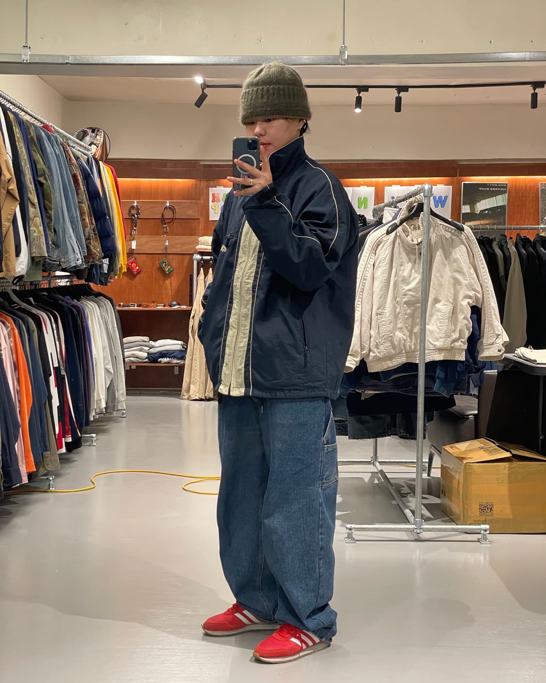 빈티지 올드스쿨 바람막이 자켓 상품이미지2