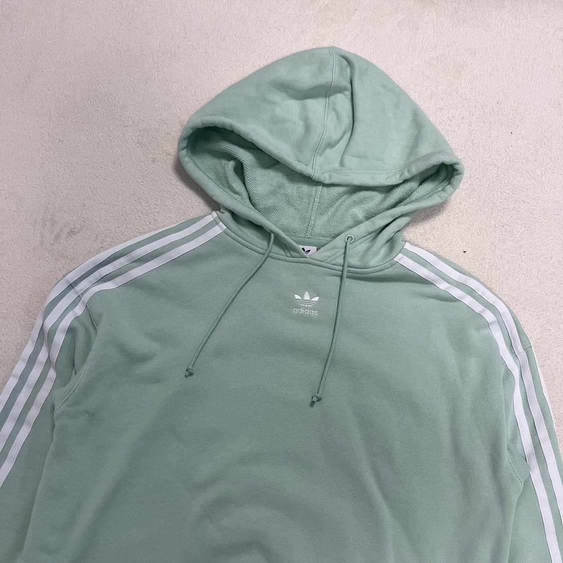 Adidas mint Firebird logo hoodie 상품이미지5