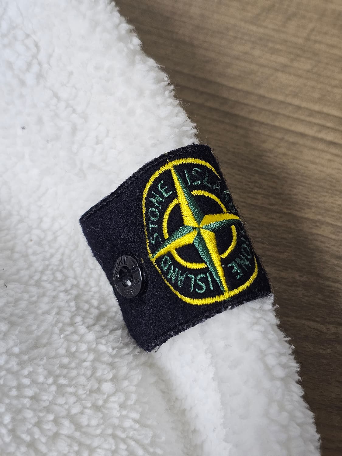 스톤아일랜드 코튼 파일 후드 집업 상품이미지3