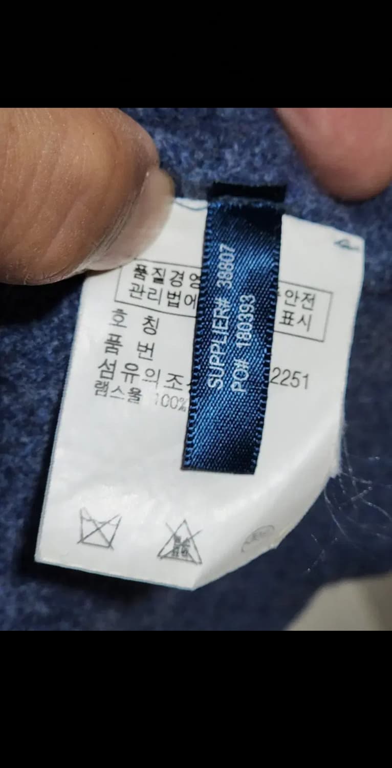 (L) 랄프로렌 폴로 니트 브이넥 램스울 스웨터  상품이미지5