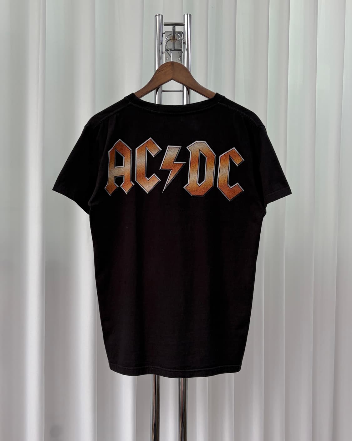 HOT ROCK 빈티지 AC/DC 아이언맨 프린팅 티셔츠 상품이미지2