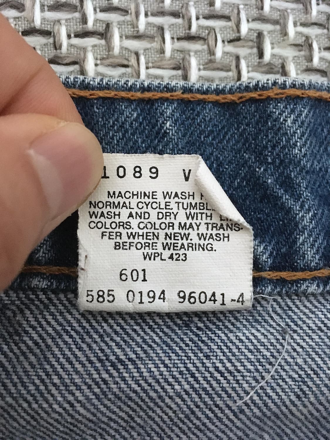 90s USA made 517 boots-cut denim pant 상품이미지5