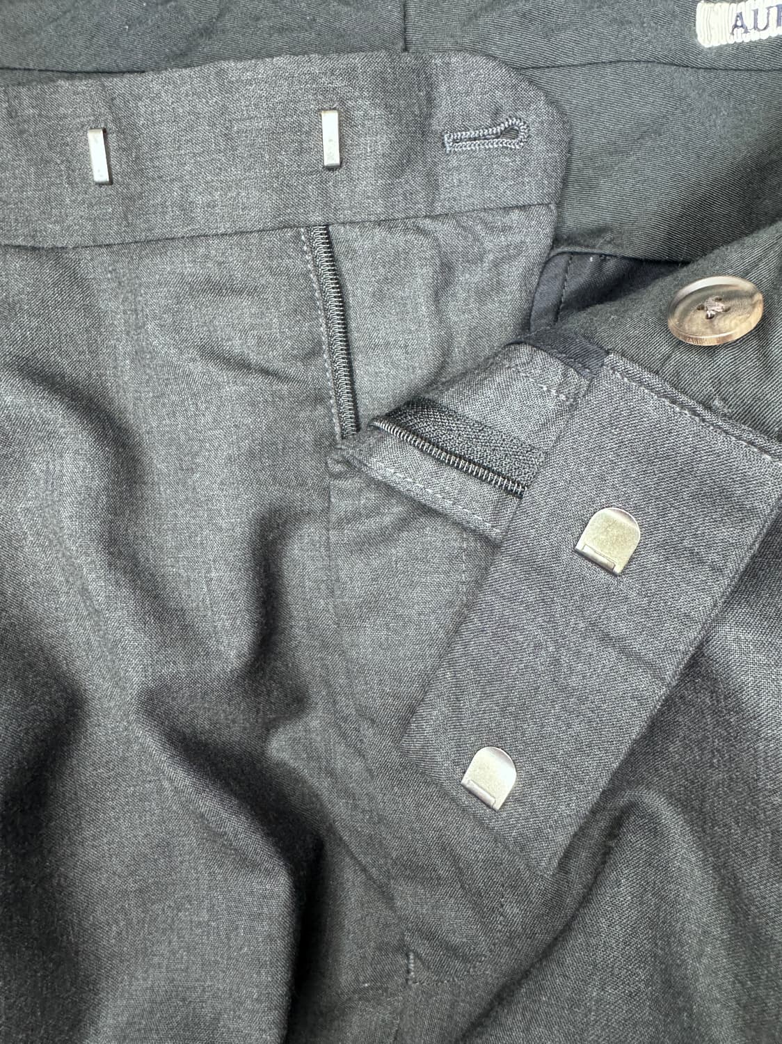 오라리 울 딥그레이 슬랙스 AURALEE WOOL PANTS 5 상품이미지4