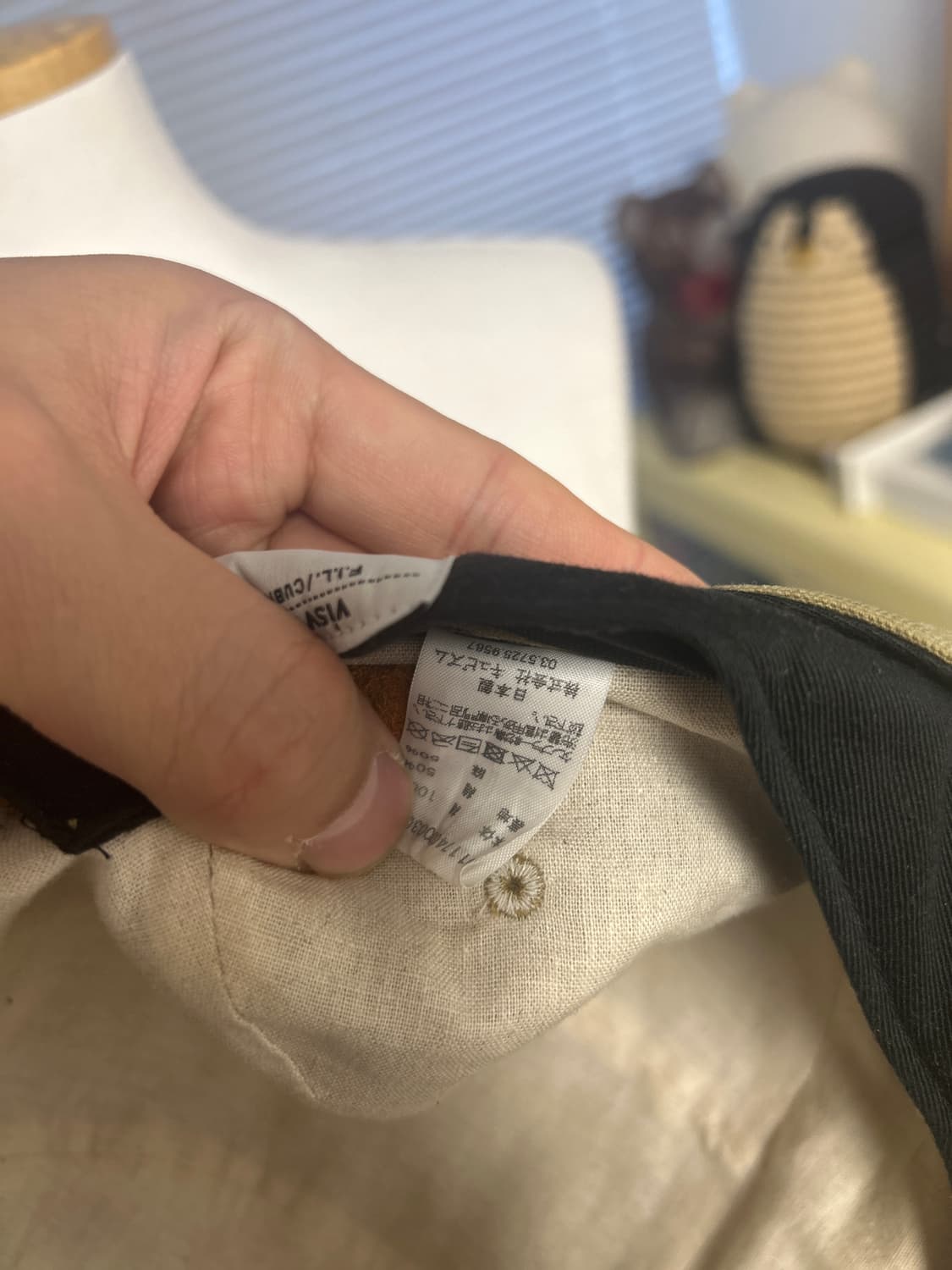 visvim 비즈빔 PEERLESS 베이지 캠프 캡 상품이미지7