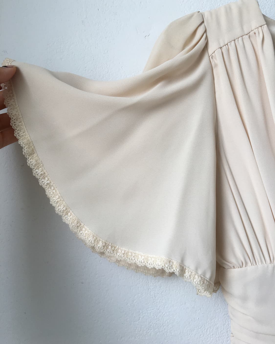 Flower point drape dress 상품이미지5