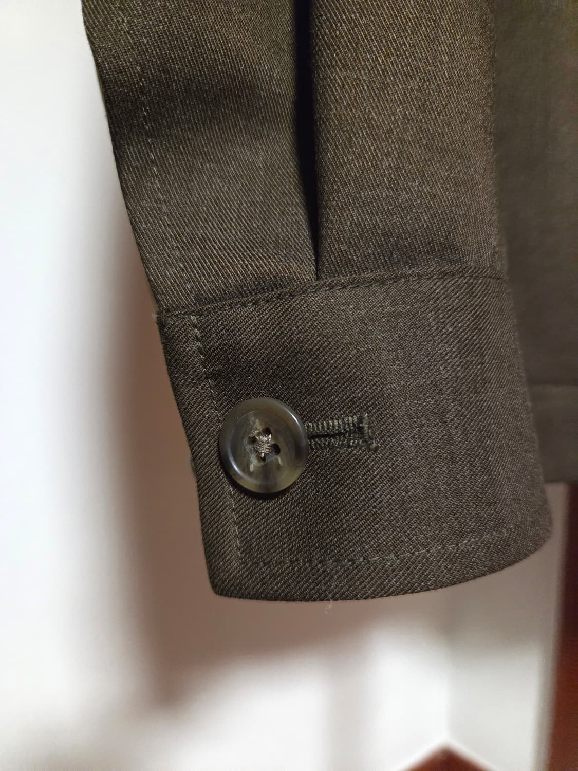 (L)유니클로 U 브라운 블루종 자켓 상품이미지4