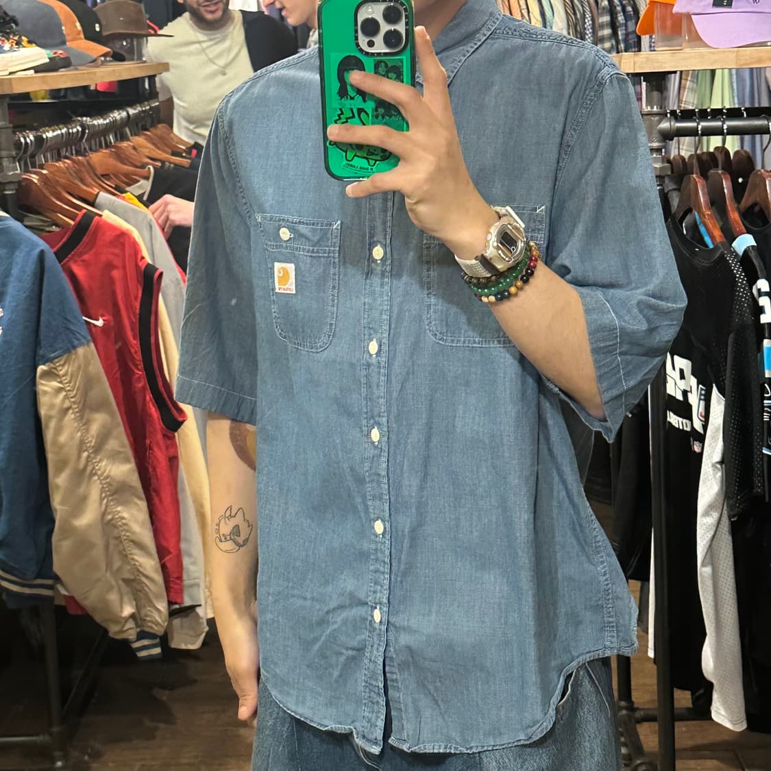 [HI] 칼하트 반팔 데님셔츠 상품이미지3