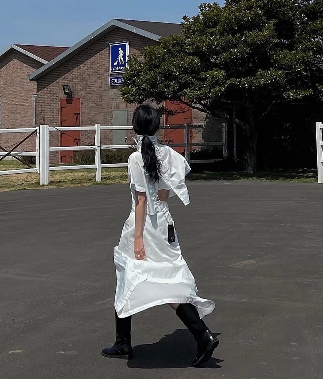 트리밍버드 레이어드 랩 스커트 상품이미지2