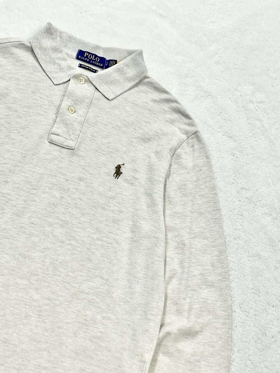 폴로 신형 브라운포니 오트밀 카라넥 롱슬리브 상품이미지5