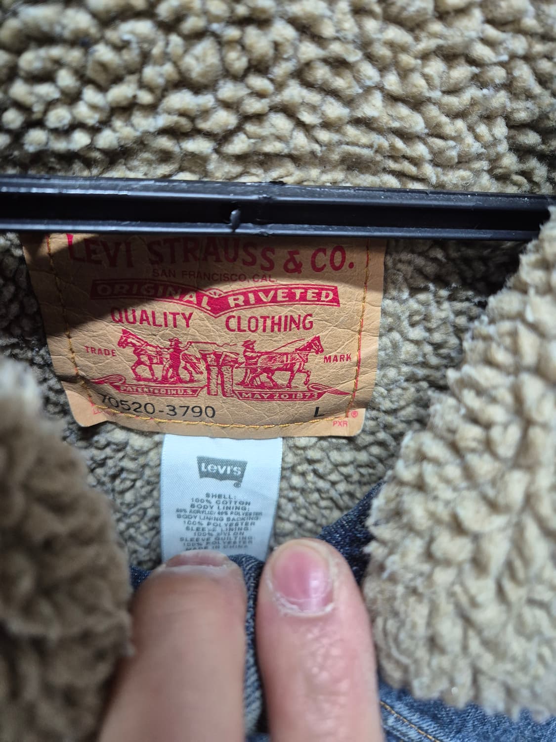 리바이스 양털자켓 상품이미지4