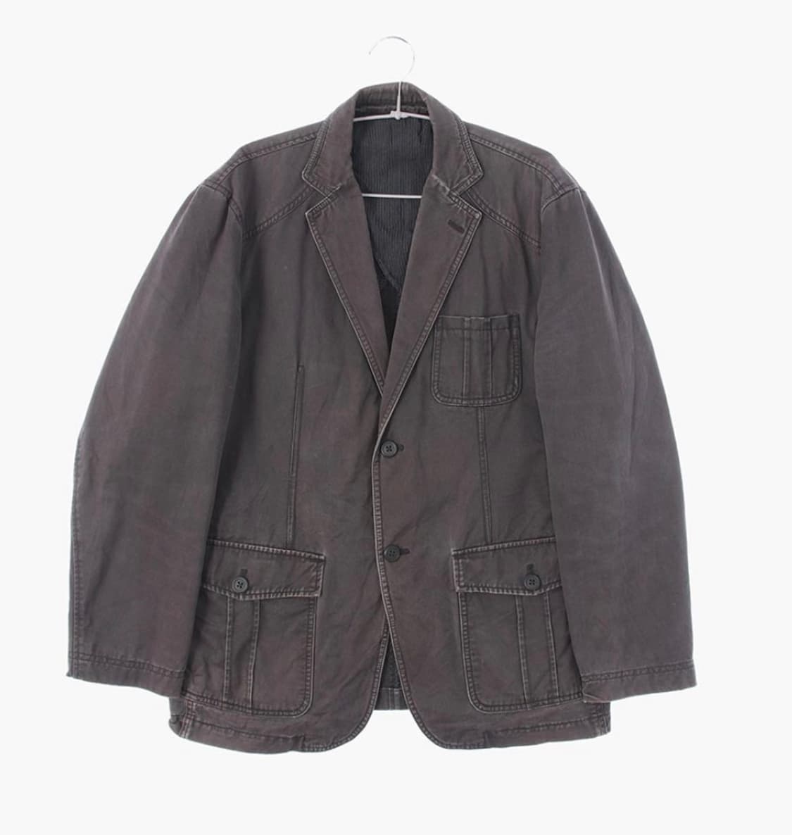 빈티지 워싱 코튼 블레이저 자켓 상품이미지1